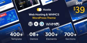 Hostie Web Hosting WHMCS WordPress Theme 1.1.1破解版主题
