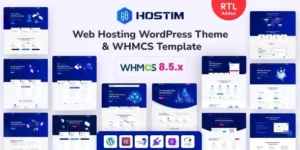 Hostim Web Hosting WordPress Theme with WHMCS 1.9.0破解版主题