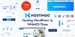 Hostingo Hosting WordPress WHMCS Theme 2.1破解版主题