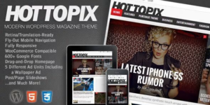 Hot Topix Modern WordPress Magazine Theme 3.3.1破解版主题