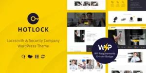 HotLock | Locksmith Security Systems WordPress Theme + RTL 1.3.4破解版主题