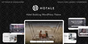 Hotale Hotel Booking WordPress 2.0.2破解版主题