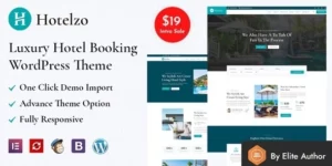 Hotelzo Luxury Hotel WordPress Theme + RTL Ready 1.1破解版主题
