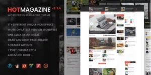 Hotmagazine News Magazine WordPress Theme 2.4破解版主题