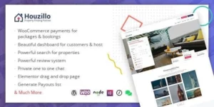 Houzillo Bookings and Rental WordPress Theme 1.0.6破解版主题