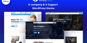 Hubsoft IT Solutions IT Support Elementor WordPress Theme 2.0.0破解版主题