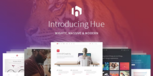 Hue Startup Landing Page Theme 1.7破解版主题