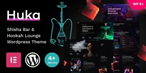 Huka Shisha Bar Hookah Lounge WordPress Theme 1.02破解版主题