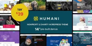 Humani Nonprofit Charity WordPress Theme 1.2.1破解版主题