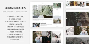 Hummingbird The Ultimate Blog Theme 1破解版主题