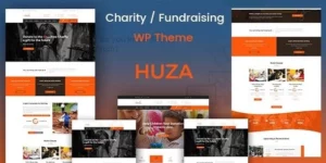 Huza Charity Responsive WordPress Theme 1.19破解版主题