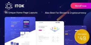 ITok ICO and Cryptocurrency WordPress Theme 1.1.25破解版主题