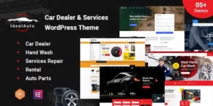 IdealAuto Car Dealer Services WordPress Theme 3.3.8破解版主题