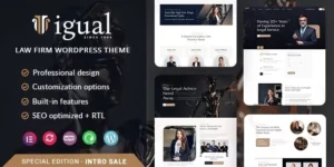 Igual Law Firm WordPress Theme 1.0.2破解版主题