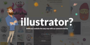 Illustrator Illustration Artist Portfolio 1.7破解版主题