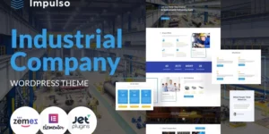 Impulso Industrial Company WordPress Elementor Theme WordPress Theme 1.0.1破解版主题