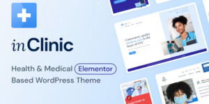InClinic Healthcare Medical WordPress Theme 1.1.4破解版主题