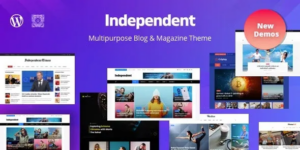 Independent Multipurpose Blog Magazine Theme 1.2.3破解版主题