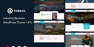Indext Industrial Business WordPress Theme 2.3破解版主题