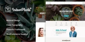 Indoor Plants | Houseplants store Gardening WordPress Theme 1.2破解版主题