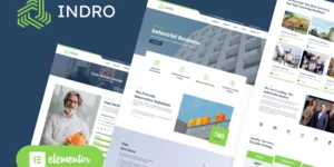 Indro Industrial Company Factory WordPress Elementor Theme WordPress Theme 1.0.1破解版主题