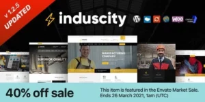 Induscity Factory and Manufacturing WordPress Theme 1.3.6破解版主题