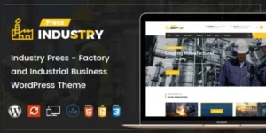 Industry Press Factory and Industrial Business WordPress Theme 3.1破解版主题