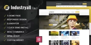 Industryall Industrial Factory WordPress Theme 1.0破解版主题