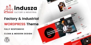 Indusza Industrial Factory WordPress 1.0.0破解版主题