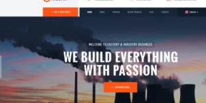 Indutri – Factory Industrial WordPress Theme 1.1.4破解版主题
