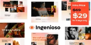 Ingenioso Creative WordPress Theme 1.0破解版主题