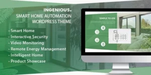 Ingenious Smart Home Automation WordPress Theme 1.2.2破解版主题