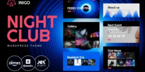 Inigo Night Club Responsive WordPress Theme 1.0.1破解版主题
