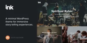 Ink — A WordPress Blogging theme to tell Stories 2.3.4破解版主题