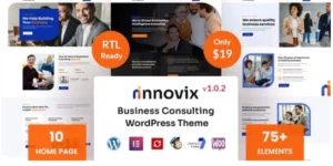 Innovix Business Consulting WordPress Theme 1.0.5破解版主题