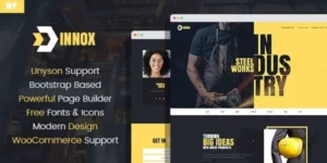 Innox Industrial WordPress Theme 1.0.3破解版主题
