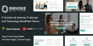 Innvoke  – IT Solutions Services WordPress Theme 1.0.0破解版主题