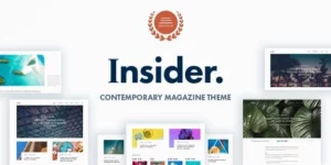 Insider Contemporary Magazine and Blogging Theme 1.5破解版主题