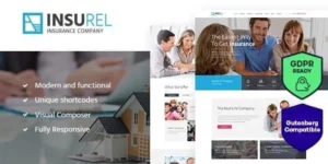 InsuRel | Insurance Finance WordPress Theme 1.6.2破解版主题