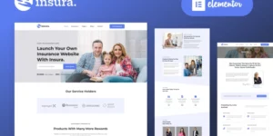 Insura Insurance Company WordPress Elementor Theme WordPress Theme 1.0.0破解版主题