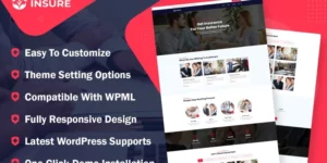 Insure Insurance Agency Business WordPress Theme 1.0.0破解版主题
