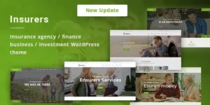 Insurers Insurance Agency WordPress Theme 3.1.1破解版主题