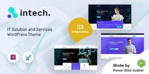Intech IT Solutions Company WordPress Theme 1.0破解版主题
