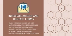 Integrate AWeber and Contact Form 1.0.0破解版插件