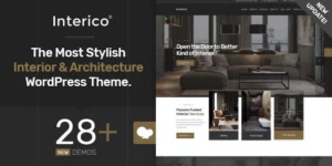 Interico Interior Design Architecture WordPress Theme 1.1.3破解版主题