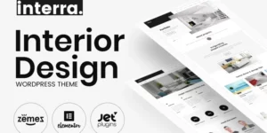 Interra Interior Designer Portfolio WordPress Theme 1.0.1破解版主题