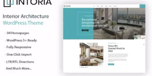 Intoriza Interior Architecture WordPress Theme 1.0.6破解版主题