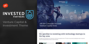 Invested Venture Capital Investment WordPress Theme 2.2破解版主题