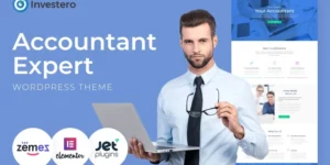 Investero Accountant Expert Responsive WordPress Theme 1.0.1破解版主题
