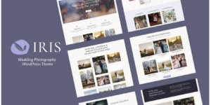 Iris Wedding Photography WordPress Theme 1.1.0破解版主题